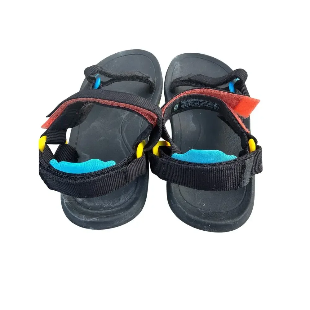 Boys Teva Sandals - Black/Green/Blue/Orange - Size 13 (youth)